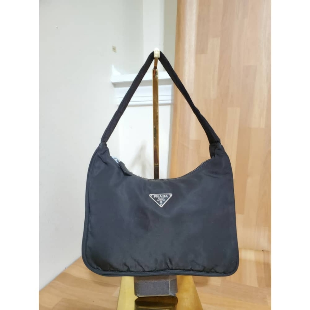 Authentic Prada Hobo Tessuto Mini Handbag - Picture 1 of 6